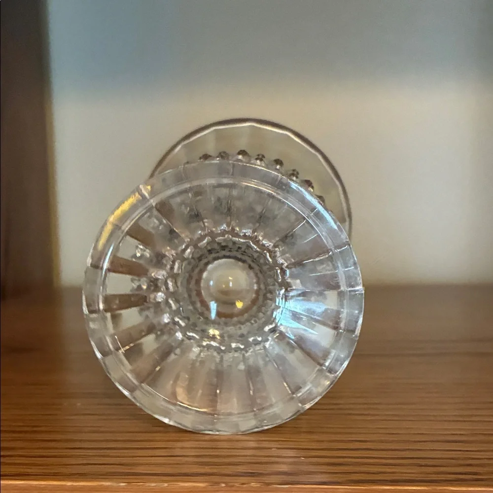 Clear Glass Decorative Vase - Elegant Home Accent